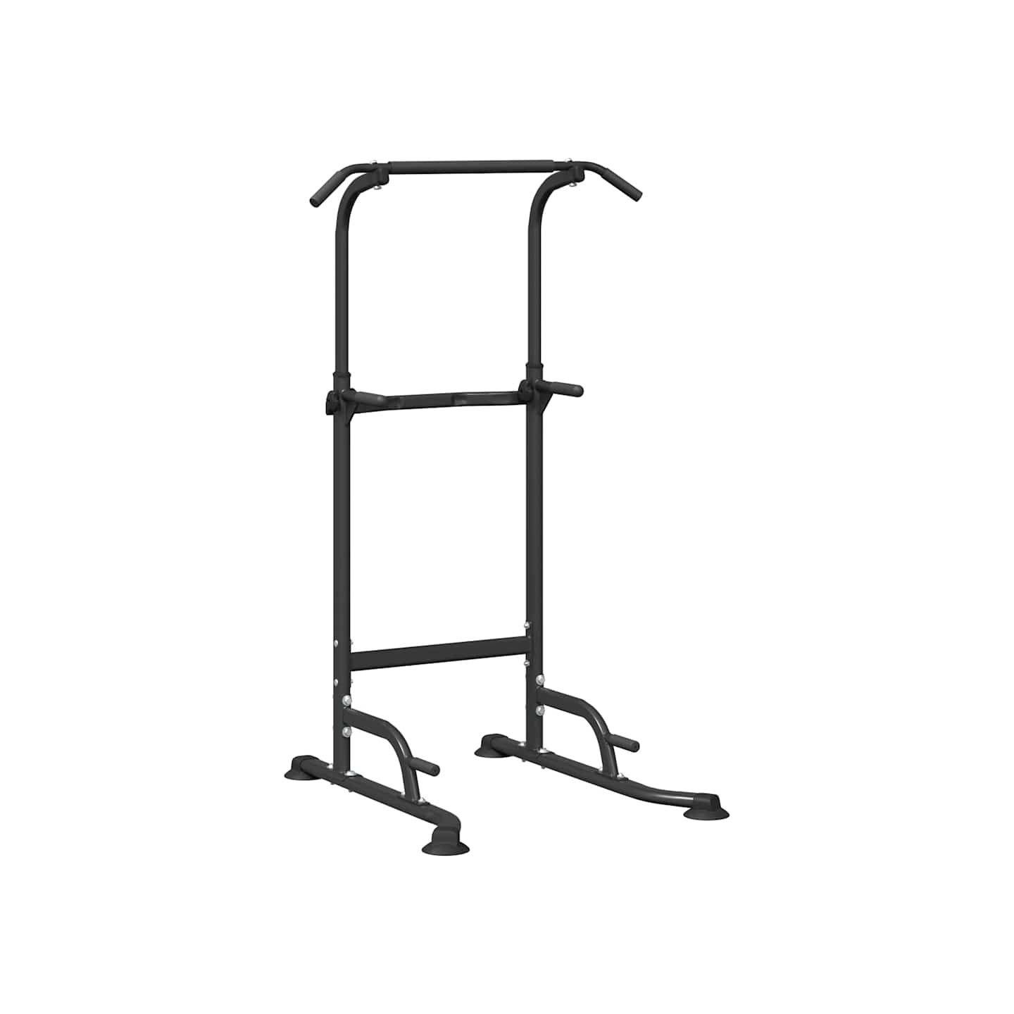 Station de Dips Tour de Puissance Noir 102 x 95 x 210 cm