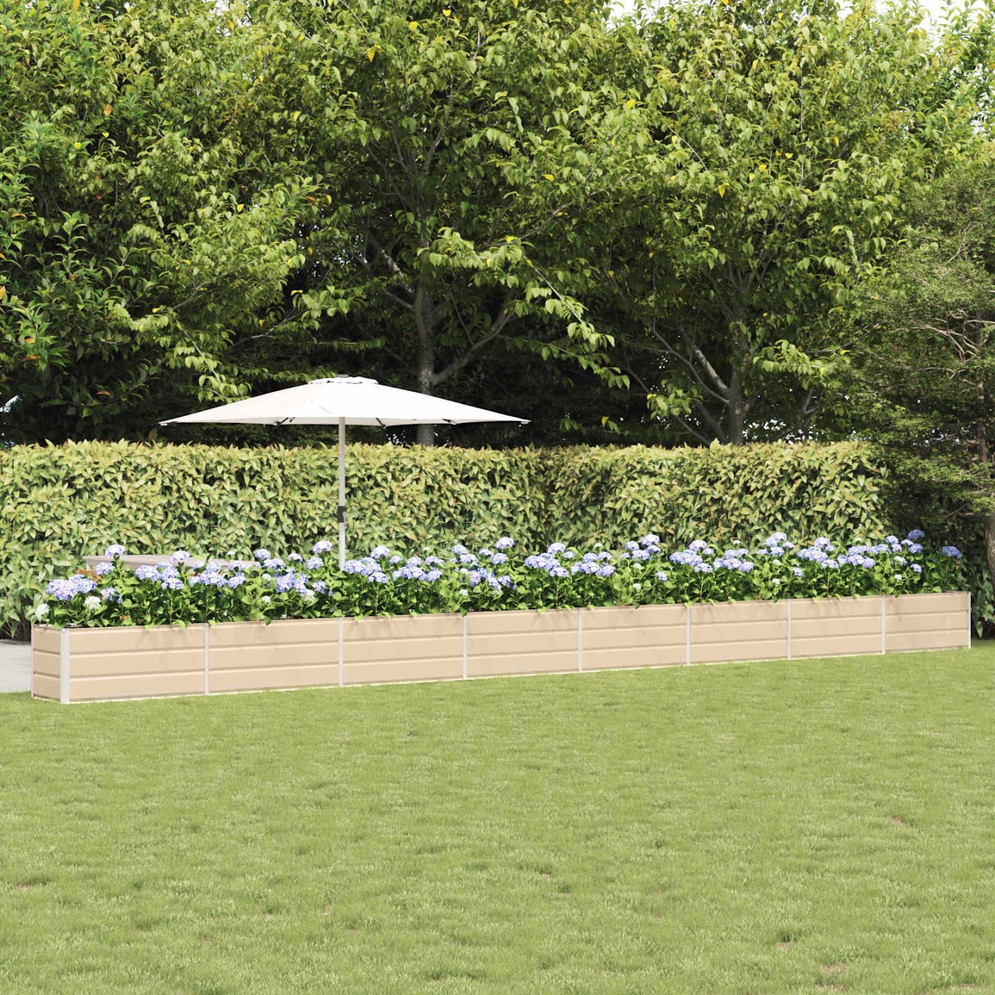 Jardinière Ivoire 770 x 50 x 45 cm Acier galvanisé